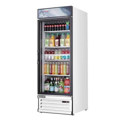 Everest Refrigeration EMGR24 29" Wide One Section Glass Door Merchandiser Cooler