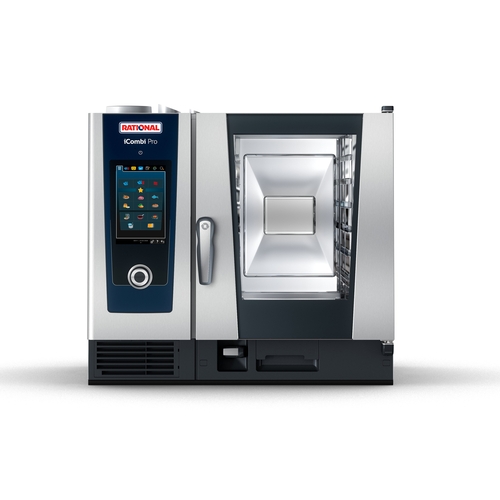 Rational ICP 6-HALF NG 120V 1 PH (LM100BG) iCombi Pro 6-Half Size Gas Combi Oven - 120v 1PH