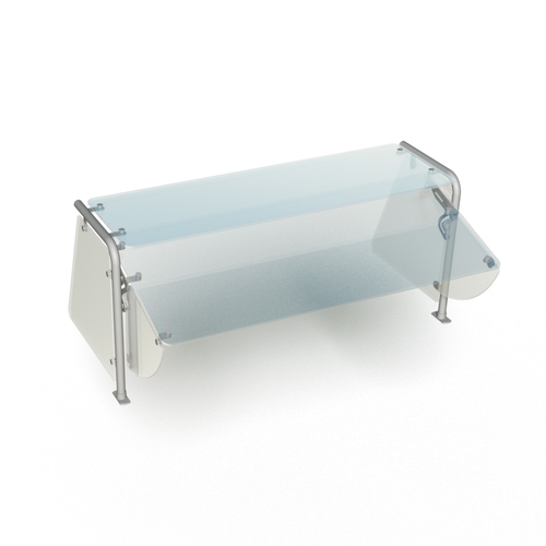 Duke Manufacturing TS422-46 45-1/2" Full/Self Service Contemporary Food Shield w/ Shelf