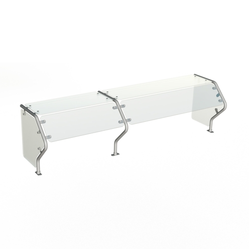 Duke Manufacturing TS482-74 73-1/2" Single Shelf Self-Service Contemporary Food Shield