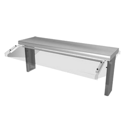 Duke Manufacturing TS530-102-1SN Thurmaduke 102" Single Service Buffet Style Sneeze Guard