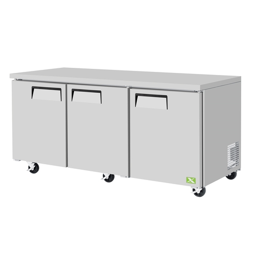 Refrigeration X XUR-72-N 72.75" Wide Three Section Undercounter Refrigerator