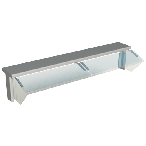 Duke Manufacturing TS530-88-1SN Thurmaduke 88" Single Service Buffet Style Sneeze Guard