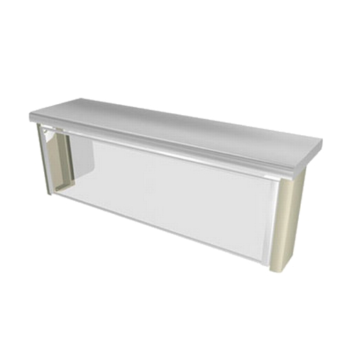 Duke Manufacturing TS560-74 Thurmaduke 74" Full Service Flip-Up Front Glass Sneeze Guard
