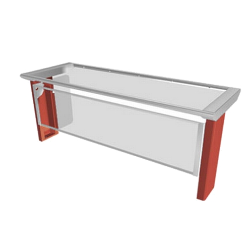 Duke Manufacturing TS570-60 Thurmaduke 60" Full Service Style Sneeze Guard w/ Glass Top