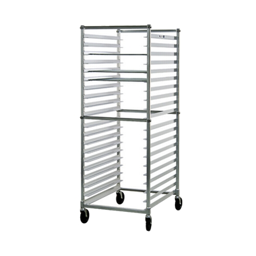 New Age 93020KD Full Height 20 Pan Mobile Aluminum Donut Screen Rack