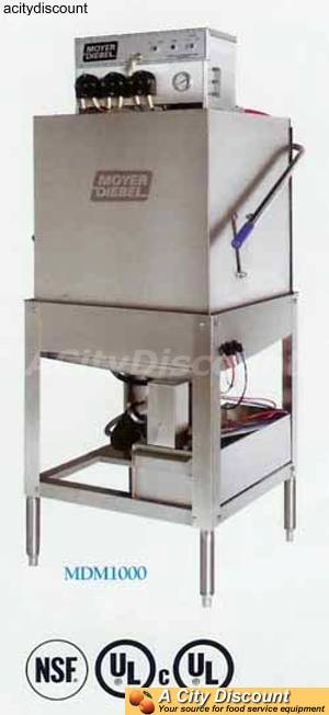 Moyer Diebel MD-1000LT Low Temperature Dishwasher Fill & Dump Door-Type Machine