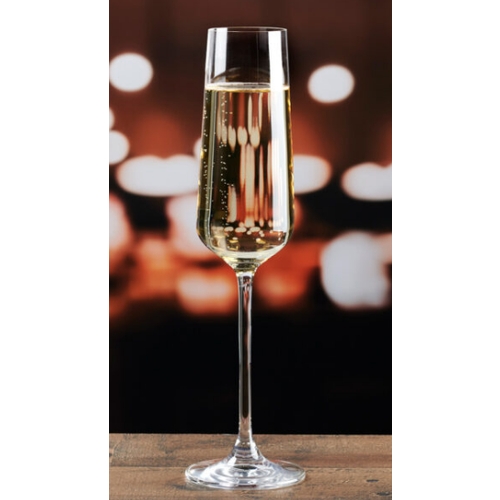 Anchor Hocking 1LS04CP09 Hong Kong Hip 9 oz. Clear Champagne Glass - 2 Doz