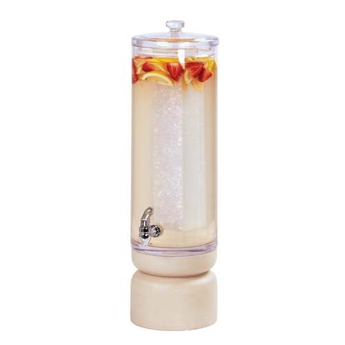 Cal-Mil 22441-3-113 Newport 10" x 7.5" Clear Acrylic 3 Gallon Beverage Dispenser