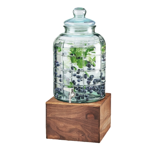 Cal-Mil 3568-2-78 Mid-Century 10.25" x 10.25" x 21"H Beverage Dispenser