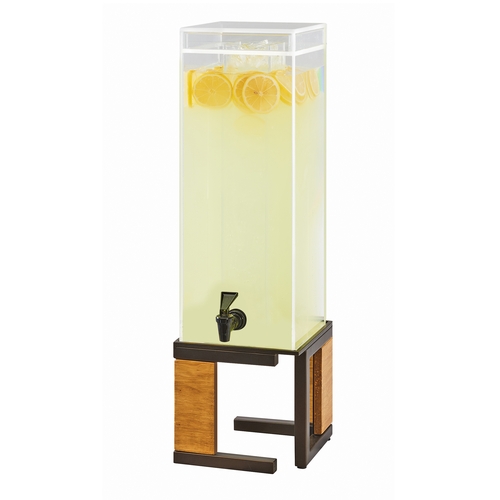 Cal-Mil 3906-3-84 Sierra 8.75"x 8.75" x 24"H Clear 3 Gallon Beverage Dispenser