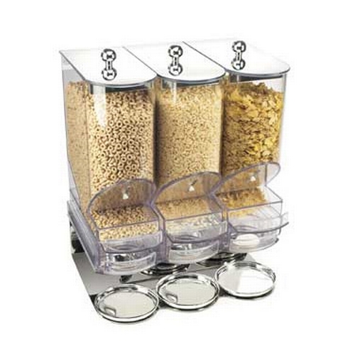 Cal-Mil 718 Elite 17" x 13.5" Clear Portion Control Cereal Dispenser