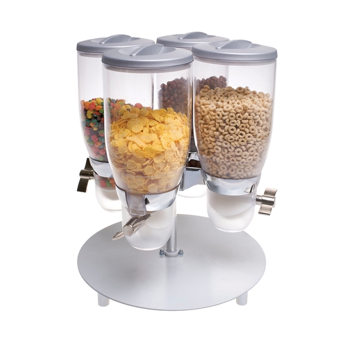 Cal-Mil 3514-4-39 13.5" x 13.5" x 17.75"H Platinum Cereal Dispenser
