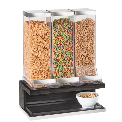 Cal-Mil 3823-87 Cinderwood 17.5" x 9.5" x 24"H Dark Oak Cereal Dispenser