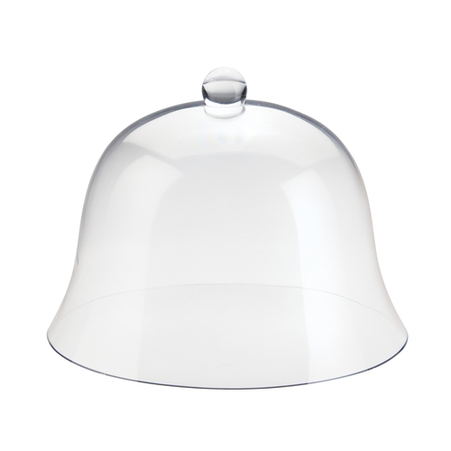 Cal-Mil 3488 12" Dia. x 8.5"H Clear Bell Cake Cover - 3 Each