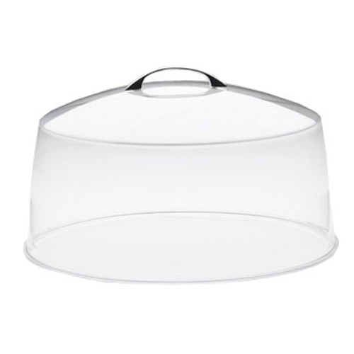 Cal-Mil P302 12" Dia. x 6"H Clear Acrylic Cake Cover - 6 Each
