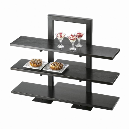 Cal-Mil 1449-96 Midnight Bamboo 32" x 11.5" x 0.5"H Display Riser Shelf 