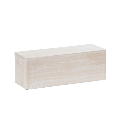 Cal-Mil 22428-7-113 Newport 20" x 7" x 7"H White-Washed Pine Wood Display Riser