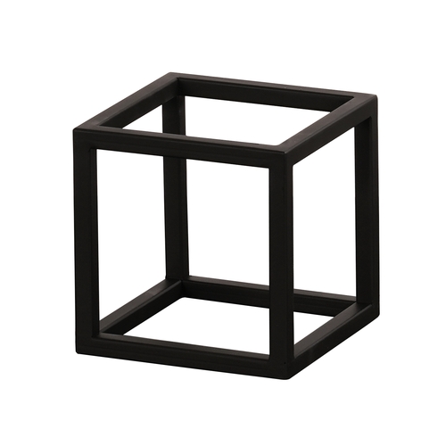 Cal-Mil 23201-8-13 8" x 8" x 8"H Square Onyx Tube Display Riser