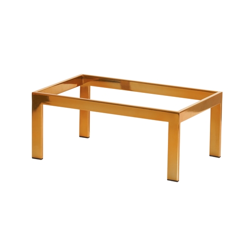 Cal-Mil 23603-9-130 Brooklyn 12" x 20" x 9"H Antique Brass Metal Display Riser