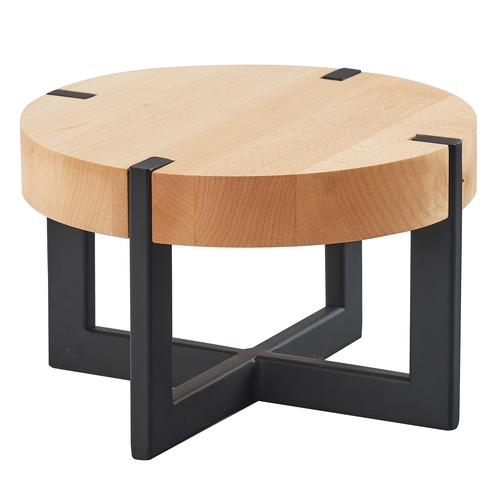 Cal-Mil 3642-9-71 9.5" Dia. x 6"H Maple Wood Display Riser
