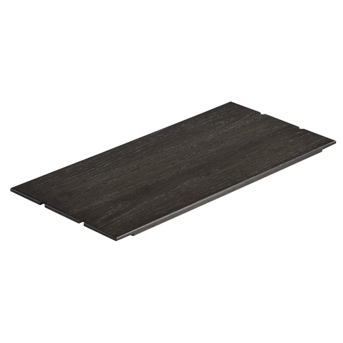 Cal-Mil 3826-1124-87 Cinderwood 24"x 11" x 0.5"H Gray Oak Display Riser Shelf
