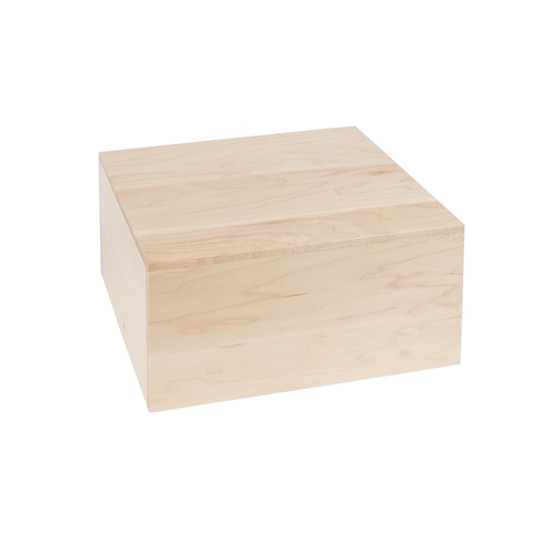 Cal-Mil 432-6-71 Blonde 12" x 12" x 6"H Natural Display Riser
