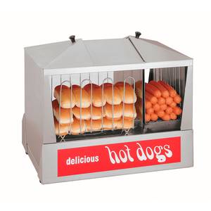 Star 35SSC Classic Hot Dog Steamer Holds 130 Hot Dogs & Warms 40 Buns