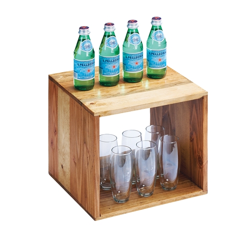 Cal-Mil 1929-12-99 Madera 12" x 12" Rustic Pine Library Cube Riser