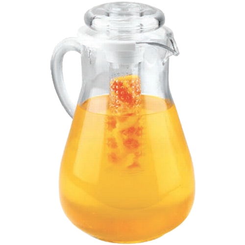 Cal-Mil JC102 Gourmet 11" Dia. Clear Glass 0.75 Gallon Pitcher