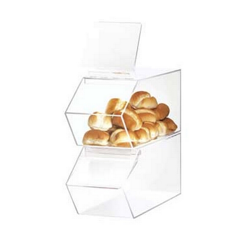 Cal-Mil 992 Classic 7.5" x 19.5" Clear Acrylic Countertop Food Bin