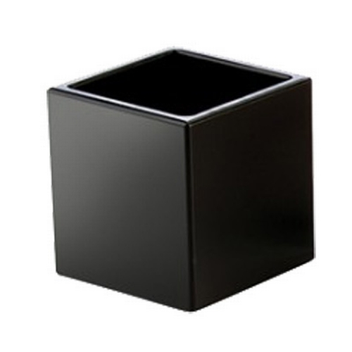 Cal-Mil C4X4-96 Midnight Bamboo 4" x 4" x 4"H Natural Storage Jar - 3 Each