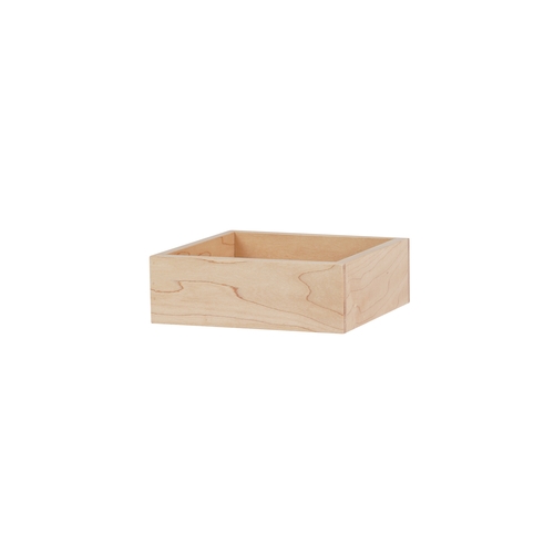 Cal-Mil 22312-2-71 Blonde 6" x 3" x 2"H Maple Wood Box - 4 Each