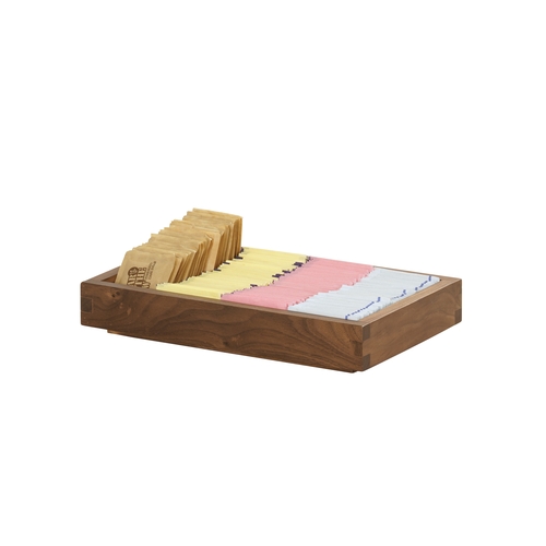 Cal-Mil 23842-1-78 Sydney 6.5" x 10" x 1.5"H Walnut Smallware Box