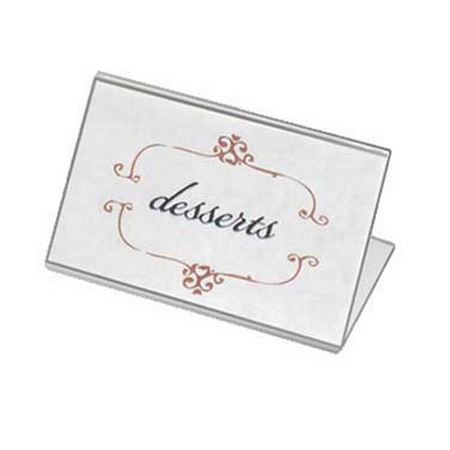 Cal-Mil 561 Classic 5.5" x 3.5"H Clear Acrylic Display Easel - 2 Doz