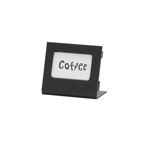 Cal-Mil 28513-32-13 Classic 4.5" x 2.25" x 4"H Black Plastic Cardholder - 6 Each
