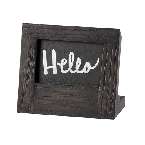 Cal-Mil 3825-23-87 Cinderwood 5" x 2.5" x 4.5"H Dark Oak Cardholder - 6 Each
