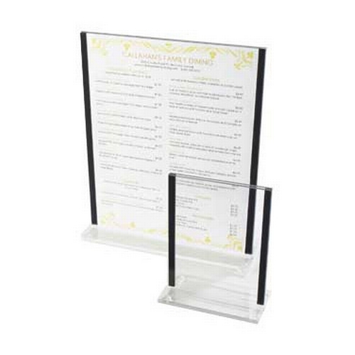 Cal-Mil 534-13 Classic 4" x 6"H Clear Acrylic Card Holder - 6 Each