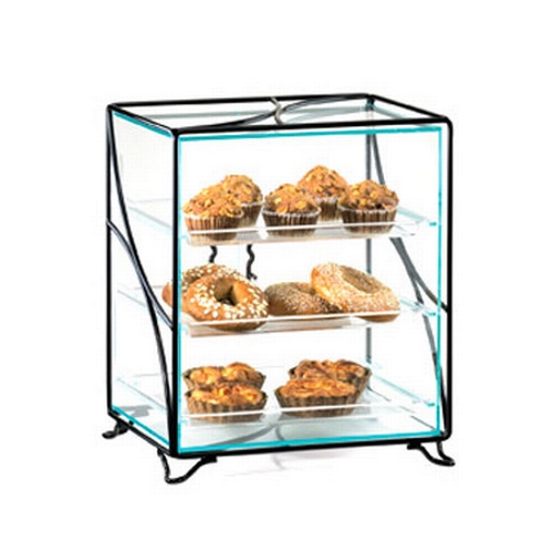 Cal-Mil 1501-13 Glacier 16" x 12" Clear Acrylic 3-Tier Pastry Display Case