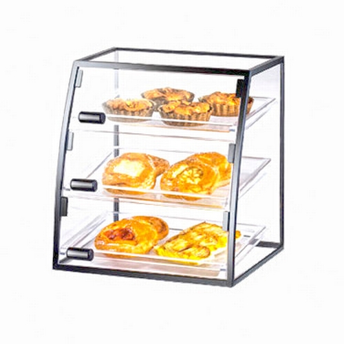 Cal-Mil 1708-1318 18" x 16" Clear Acrylic 3-Tier Self-Serve Display Case