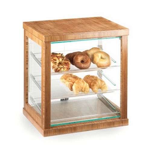 Cal-Mil 284-60 Bamboo 21" x 16.25" x 22.5"H 3-Tier Display Case