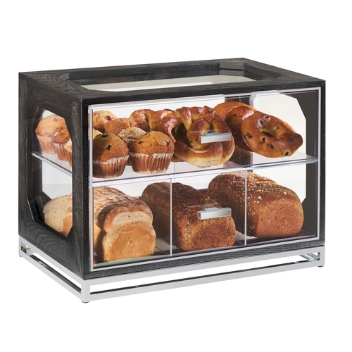 Cal-Mil 3820-87 Cinderwood 20"x 13.5"x 15"H Clear Acrylic Bread Display Case