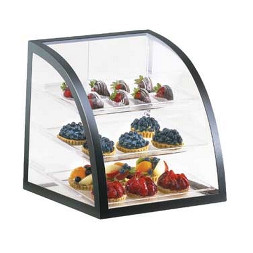 Cal-Mil P255-13 Euro 15.5" x 17" x 16.75"H Clear Acrylic 3-Tier Display Case