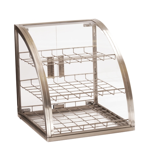 Cal-Mil P255-55 17" x 17" x 18"H Stainless Steel Display Case