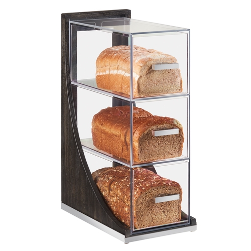 Cal-Mil 3815-87 Cinderwood 6.5" x 13" x 20.25"H Clear Acrylic Bread Case