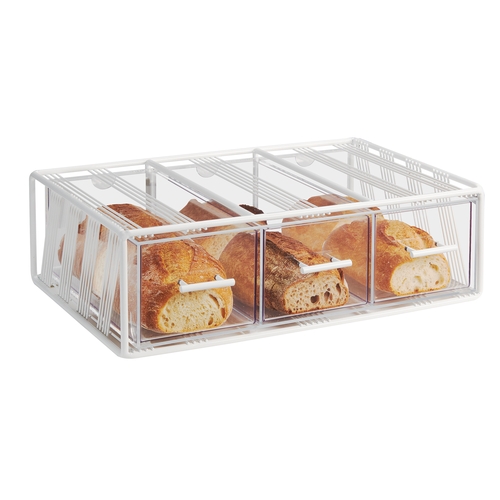 Cal-Mil 4119-15 Portland 22.25" x 14.75" x 7"H Clear Acrylic Bread Display