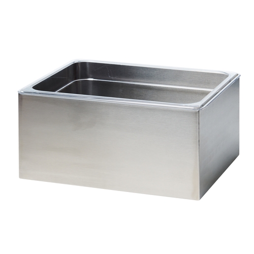Cal-Mil 22064-10-55 12.25" x 10" Stainless Steel Beverage Ice Display