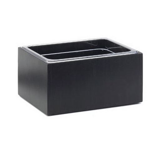 Cal-Mil 475-10-96 Midnight Bamboo 10"x 12" x 6.5"H Natural Ice Display Housing