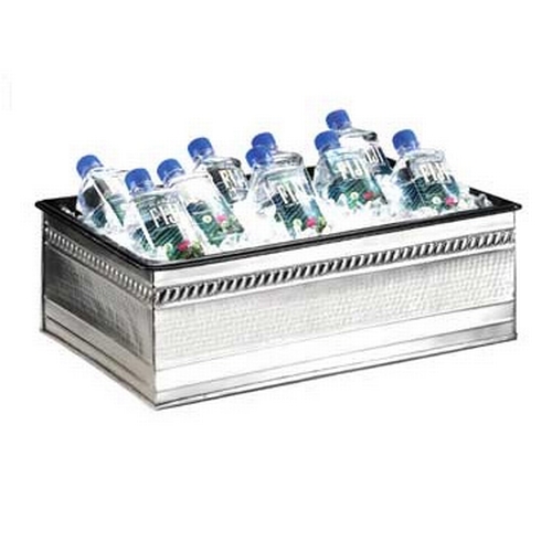 Cal-Mil 475-12-55 12" x 20" x 6.5"H Stainless Steel Ice Display Housing