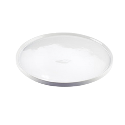 Cal-Mil PP1167 12.75" Dia. x 1.5"H White Porcelain Display Platter